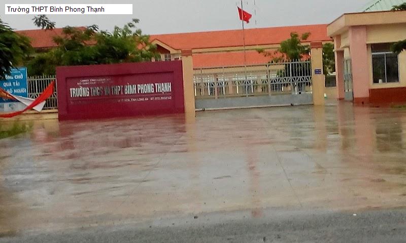 Trường THPT Bình Phong Thạnh