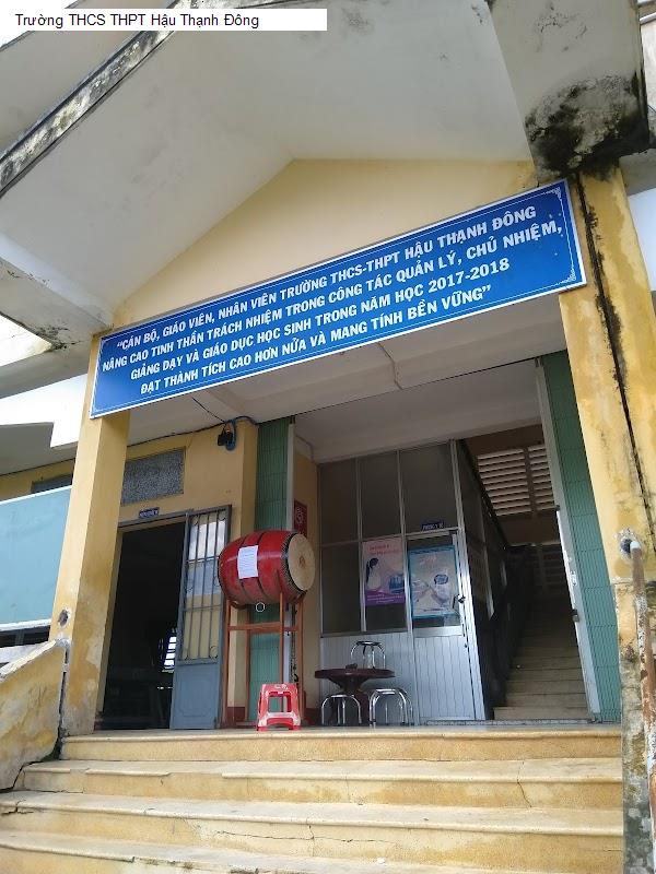Trường THCS THPT Hậu Thạnh Đông