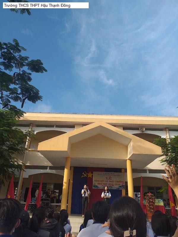 Trường THCS THPT Hậu Thạnh Đông
