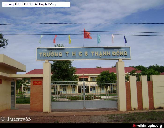 Trường THCS THPT Hậu Thạnh Đông