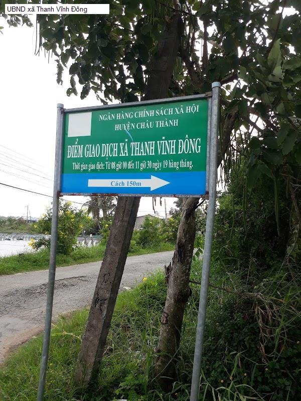 UBND xã Thanh Vĩnh Đông