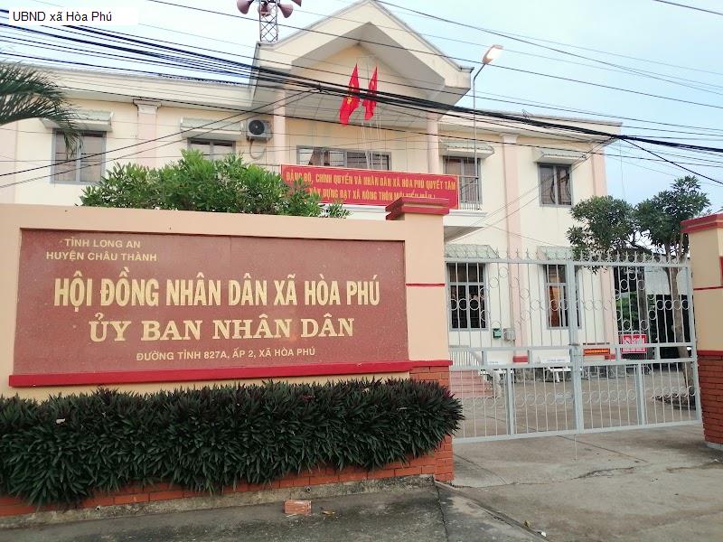UBND xã Hòa Phú