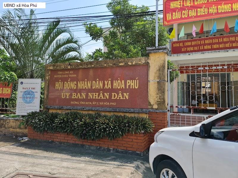 UBND xã Hòa Phú